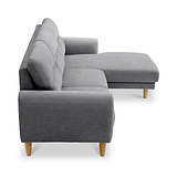 Penmere Corner Sofa Grey from Roseland Furniture