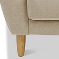 Penmere Corner Sofa Natural from Roseland Furniture