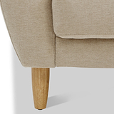 Penmere Corner Sofa Natural from Roseland Furniture