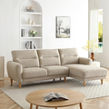 Penmere Corner Sofa Natural from Roseland Furniture
