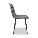 Gillan 120cm Ceramic Dining Table with 4 Dining Chairs from Roseland Furniture