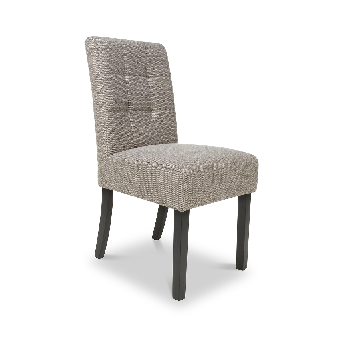 Pryder Tweed Fabric Dining Chair Mocha BL from Roseland Furniture