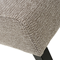 Pryder Tweed Fabric Dining Chair Mocha BL from Roseland Furniture
