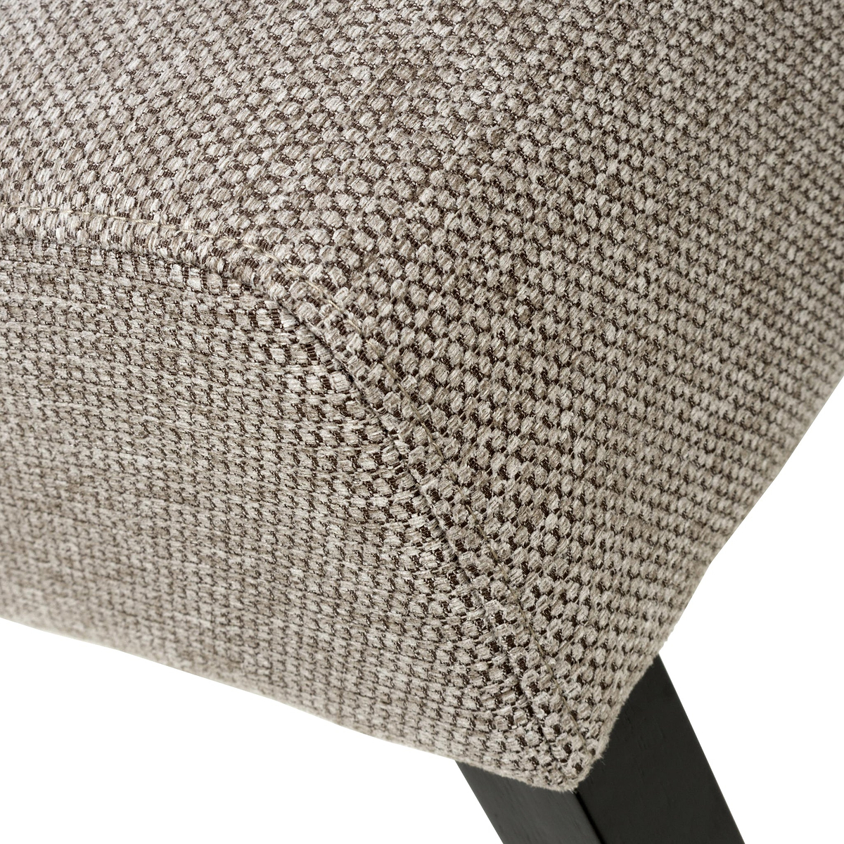 Pryder Tweed Fabric Dining Chair Mocha BL from Roseland Furniture