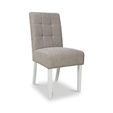 Pryder Tweed Fabric Dining Chair Mocha WL from Roseland Furniture
