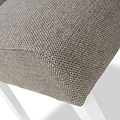 Pryder Tweed Fabric Dining Chair Mocha WL from Roseland Furniture