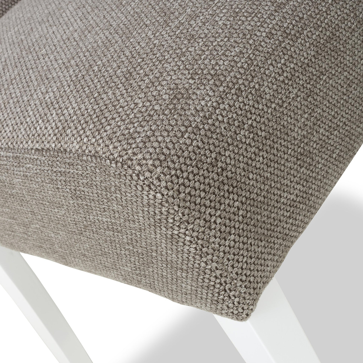 Pryder Tweed Fabric Dining Chair Mocha WL from Roseland Furniture