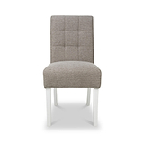 Pryder Tweed Fabric Dining Chair Mocha WL from Roseland Furniture