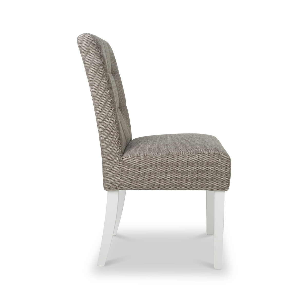 Pryder Tweed Fabric Dining Chair Mocha WL from Roseland Furniture