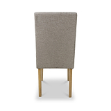 Pryder Tweed Fabric Dining Chair Mocha NL from Roseland Furniture