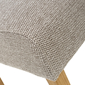 Pryder Tweed Fabric Dining Chair Mocha NL from Roseland Furniture
