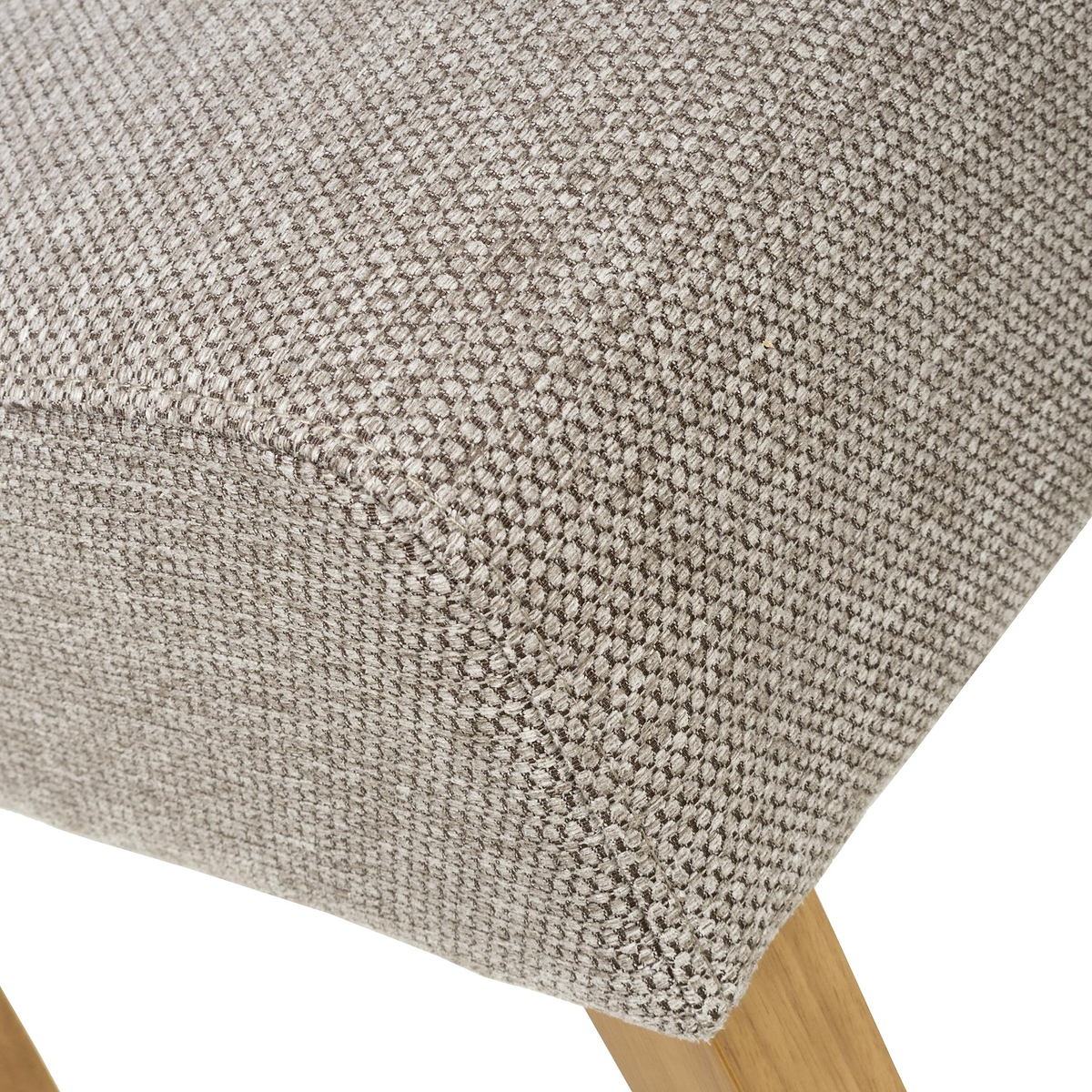 Pryder Tweed Fabric Dining Chair Mocha NL from Roseland Furniture