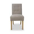 Pryder Tweed Fabric Dining Chair Mocha NL from Roseland Furniture