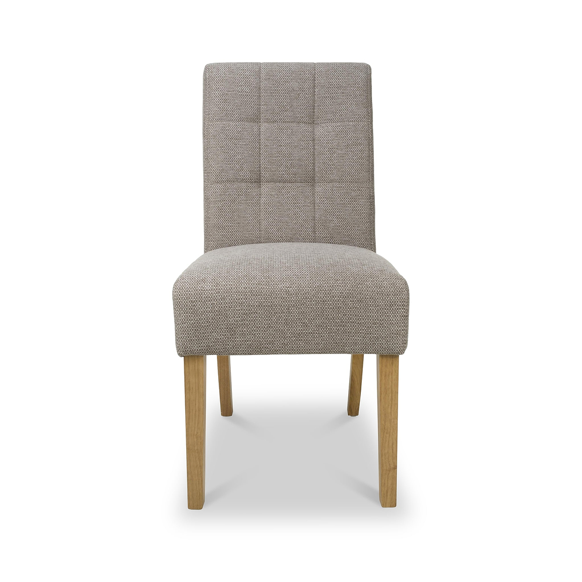 Pryder Tweed Fabric Dining Chair Mocha NL from Roseland Furniture