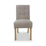 Pryder Tweed Fabric Dining Chair Mocha NL from Roseland Furniture