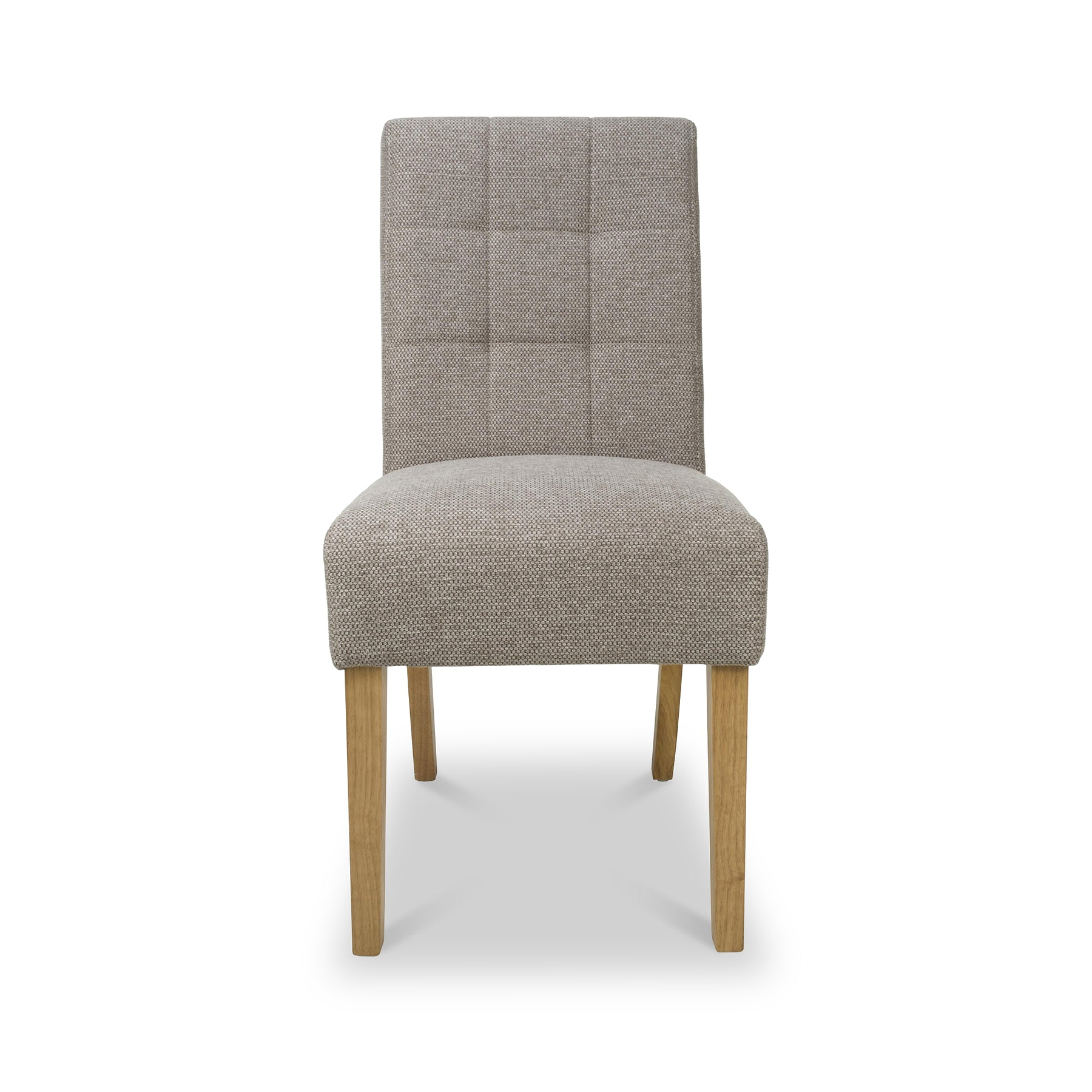 Pryder Tweed Fabric Dining Chair Mocha NL from Roseland Furniture