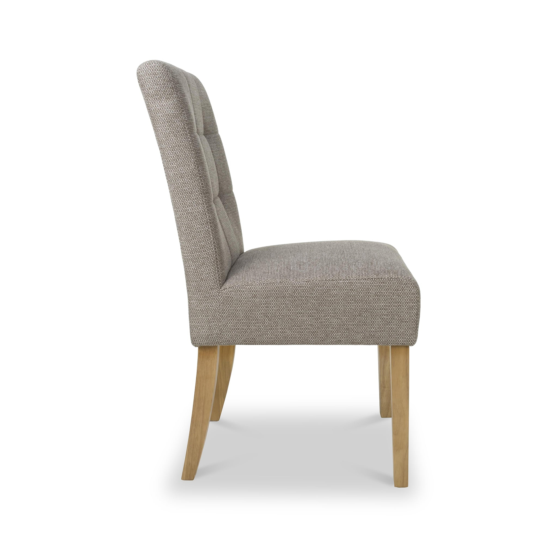 Pryder Tweed Fabric Dining Chair Mocha NL from Roseland Furniture