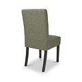 Pryder Tweed Fabric Dining Chair Green BL from Roseland Furniture