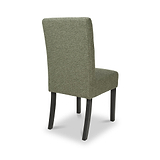 Pryder Tweed Fabric Dining Chair Green BL from Roseland Furniture