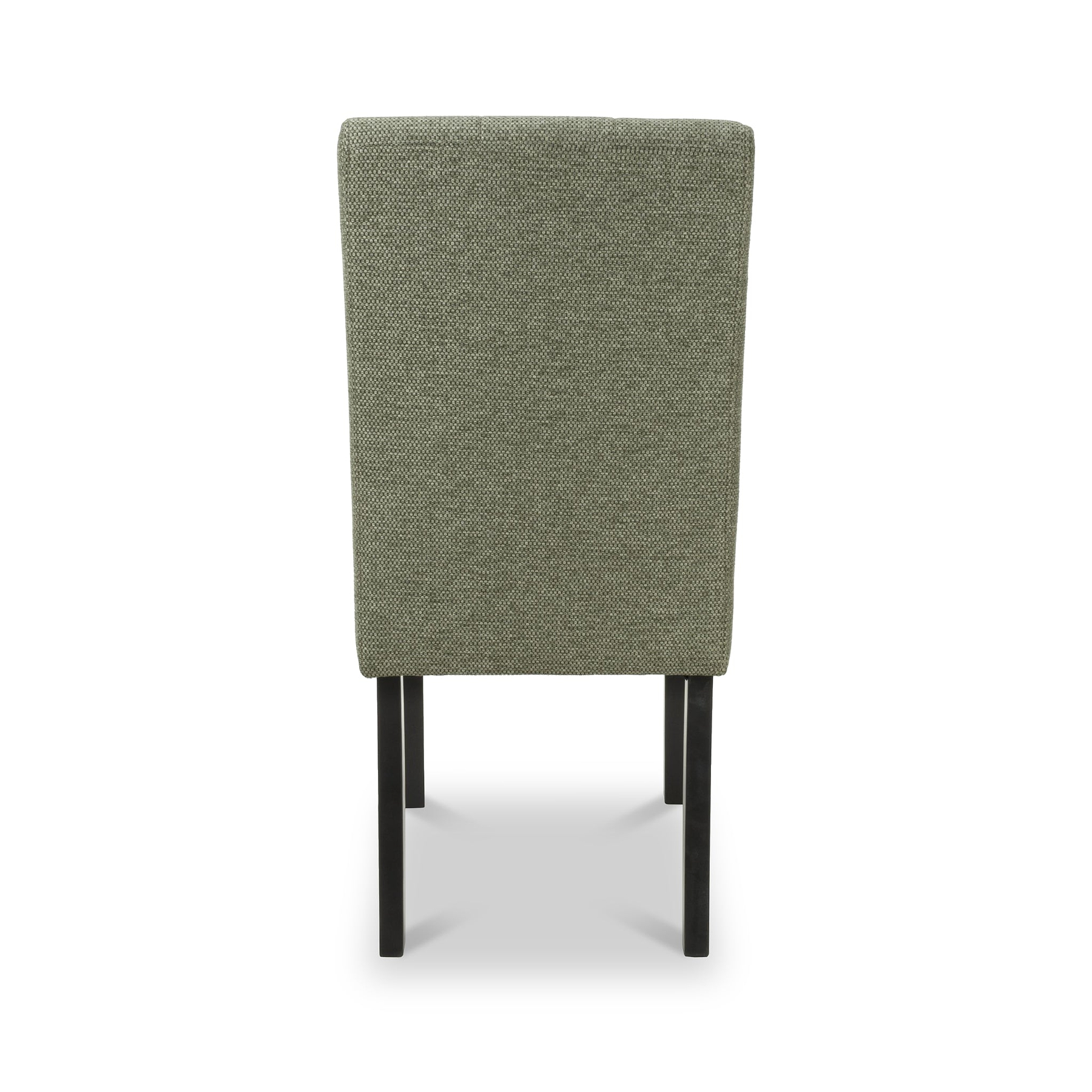 Pryder Tweed Fabric Dining Chair Green BL from Roseland Furniture