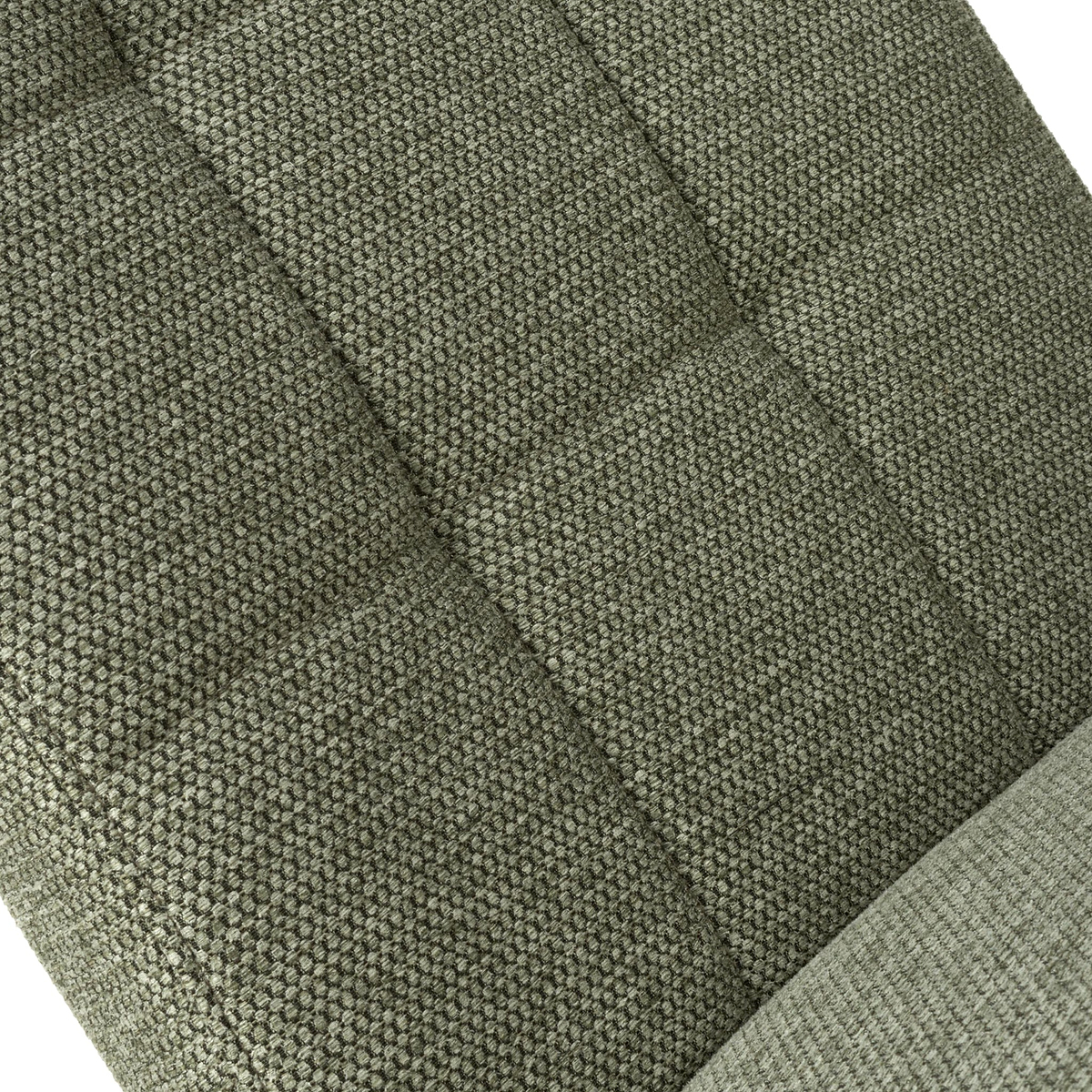 Pryder Tweed Fabric Dining Chair Green BL from Roseland Furniture