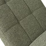 Pryder Tweed Fabric Dining Chair Green BL from Roseland Furniture
