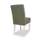 Pryder Tweed Fabric Dining Chair Green WL from Roseland Furniture