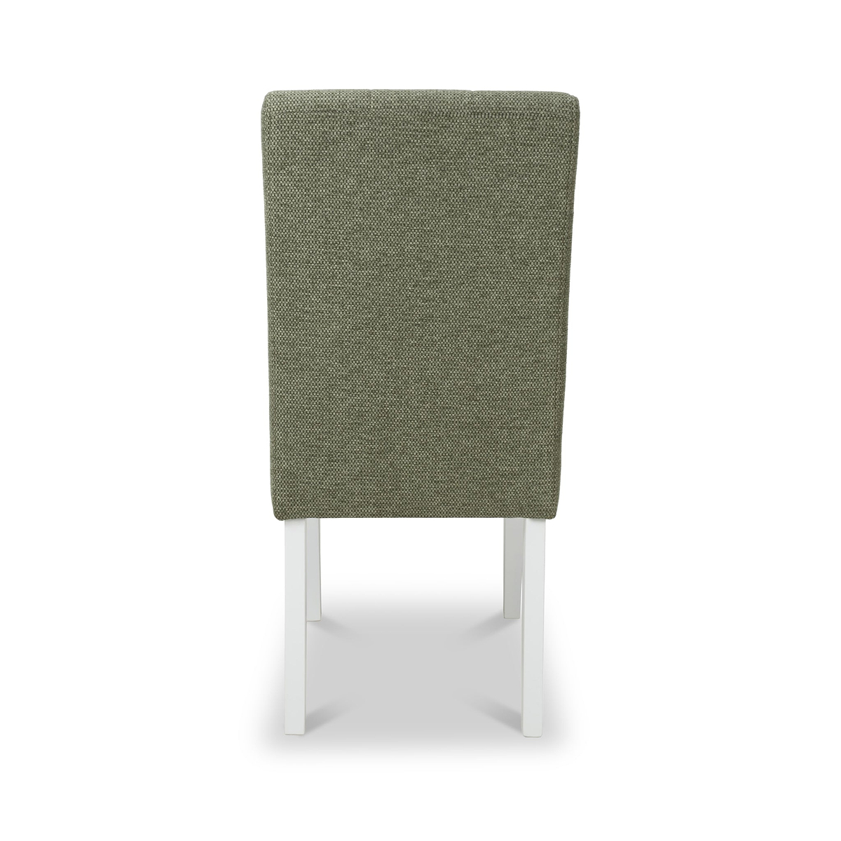 Pryder Tweed Fabric Dining Chair Green WL from Roseland Furniture