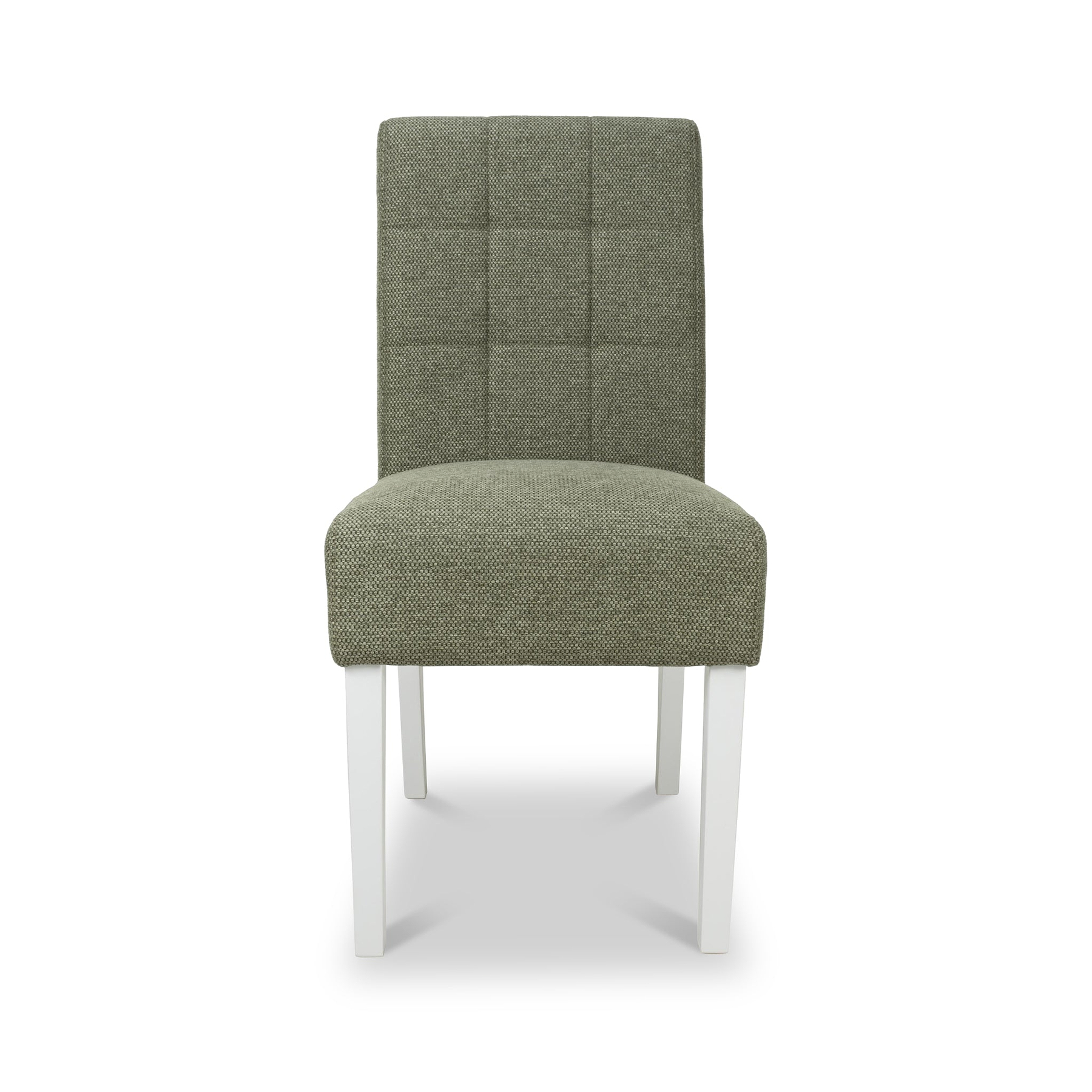 Pryder Tweed Fabric Dining Chair Green WL from Roseland Furniture