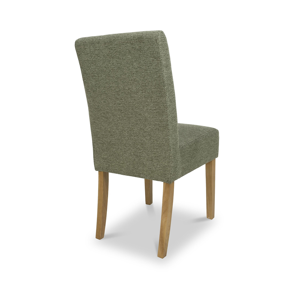 Pryder Tweed Fabric Dining Chair Green NL from Roseland Furniture