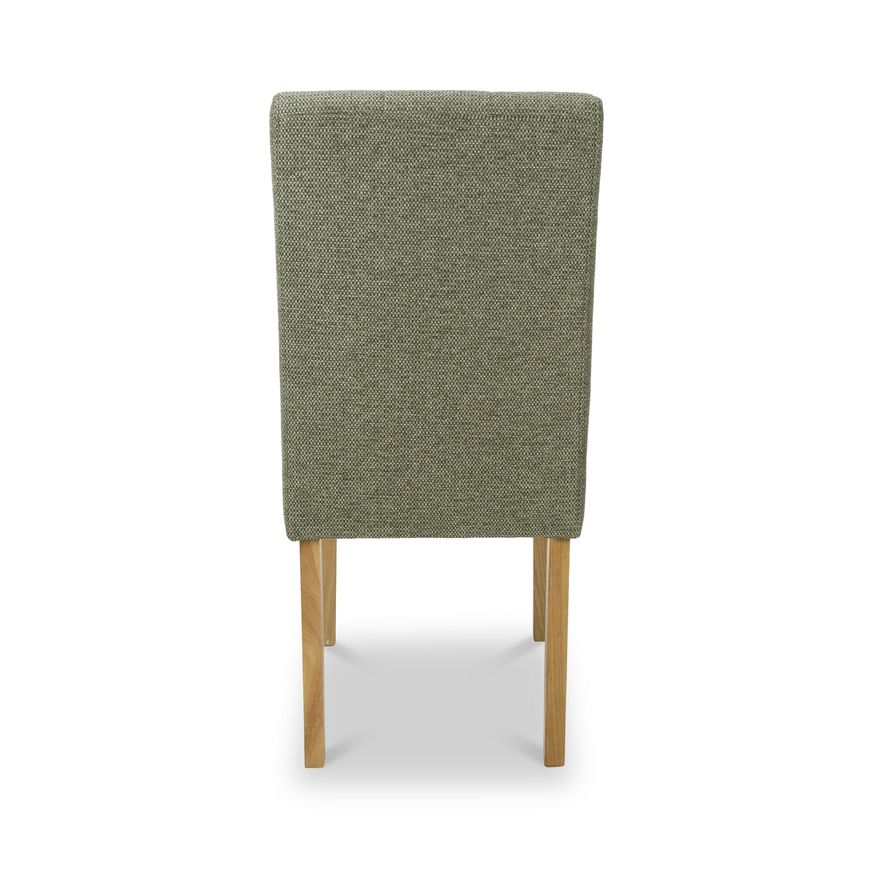 Pryder Tweed Fabric Dining Chair Green NL from Roseland Furniture