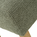 Pryder Tweed Fabric Dining Chair Green NL from Roseland Furniture