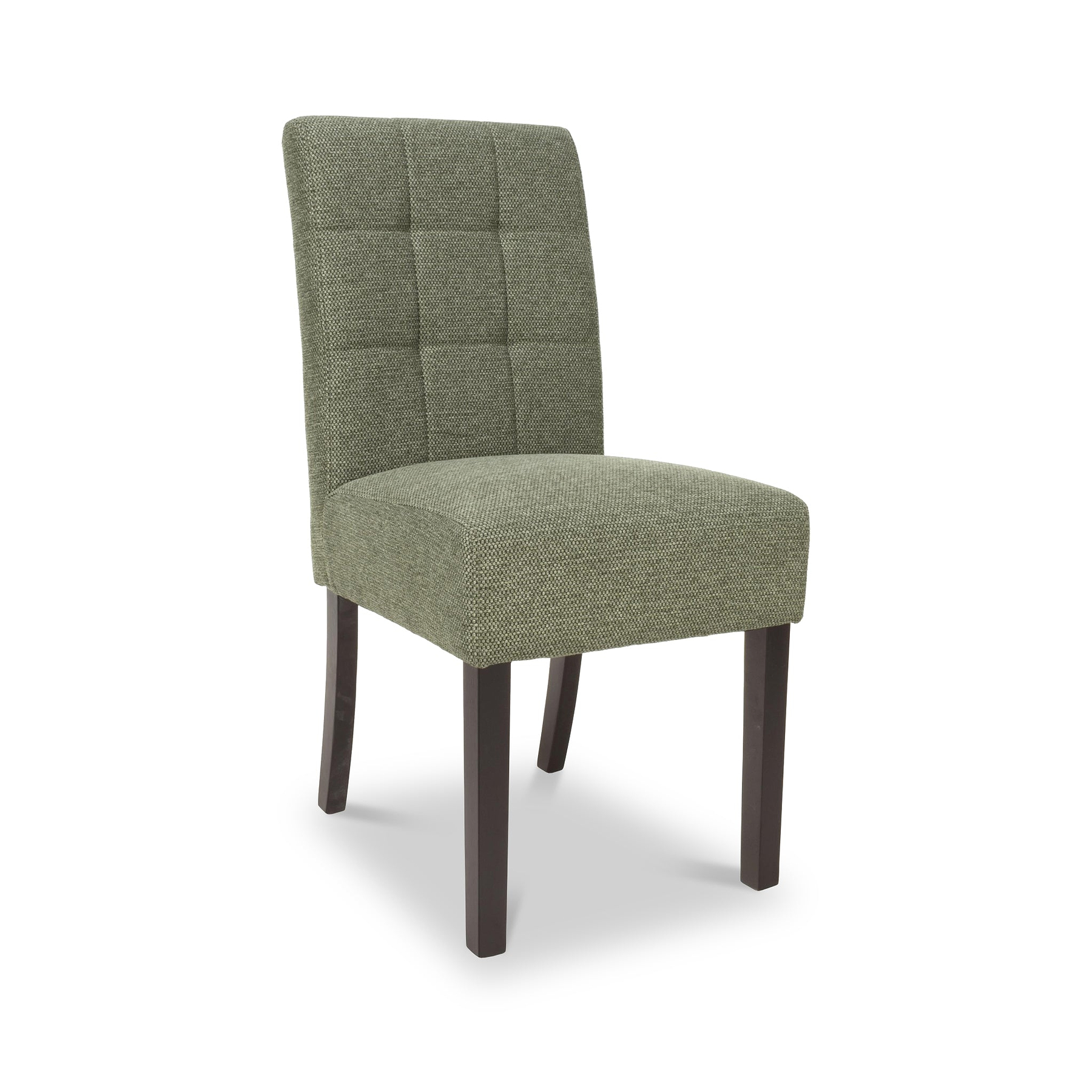 Pryder Tweed Fabric Dining Chair Green WNL from Roseland Furniture