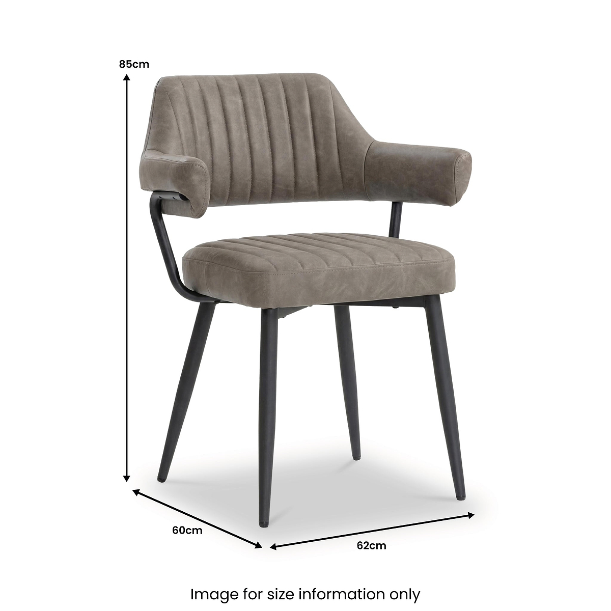 Rhonwen dining chair dimensions