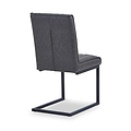 Brando Faux Leather Dining Chair Grey from Roseland Furniture