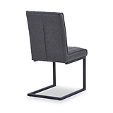 Brando Faux Leather Dining Chair Grey from Roseland Furniture