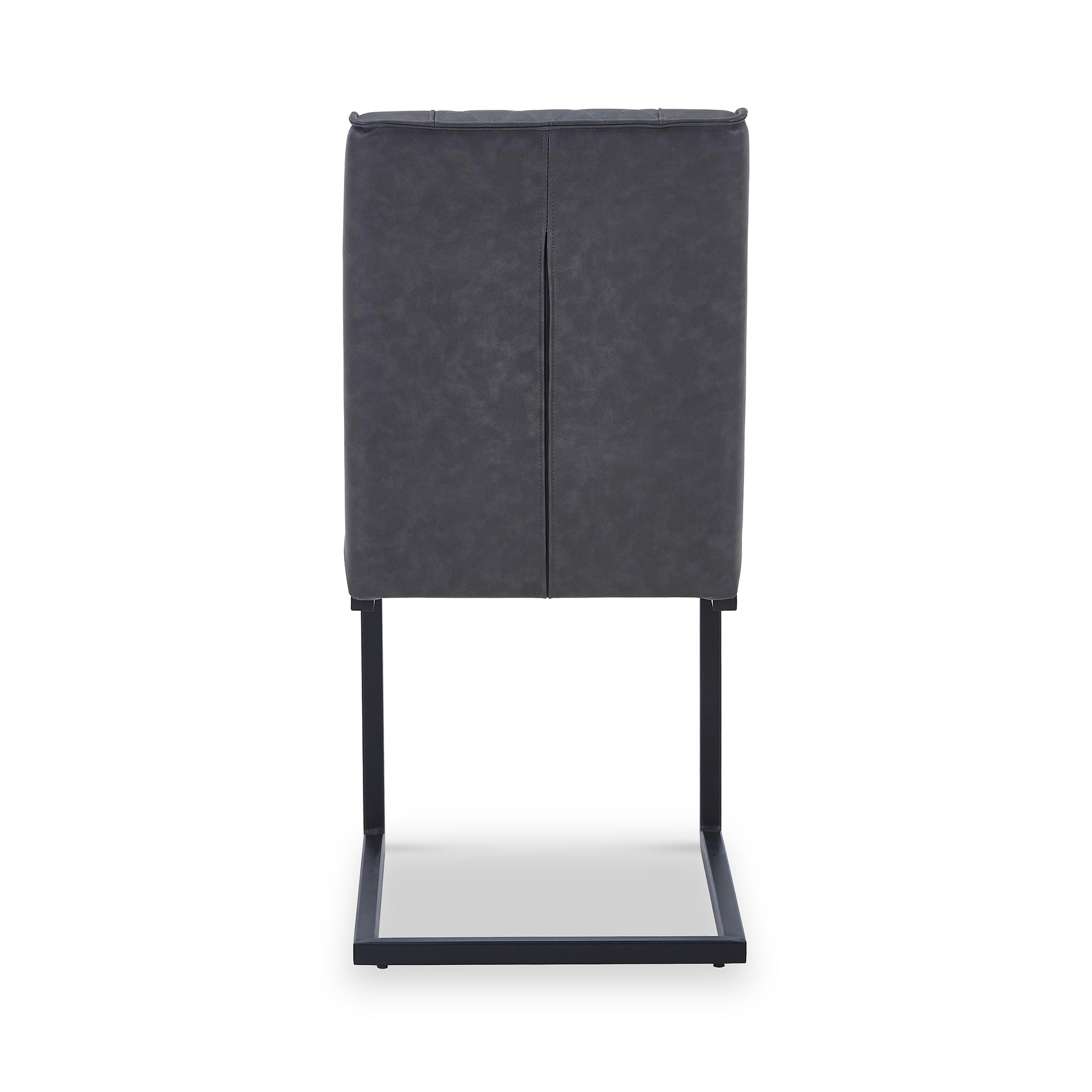 Brando Faux Leather Dining Chair Grey from Roseland Furniture