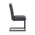 Brando Faux Leather Dining Chair Grey from Roseland Furniture