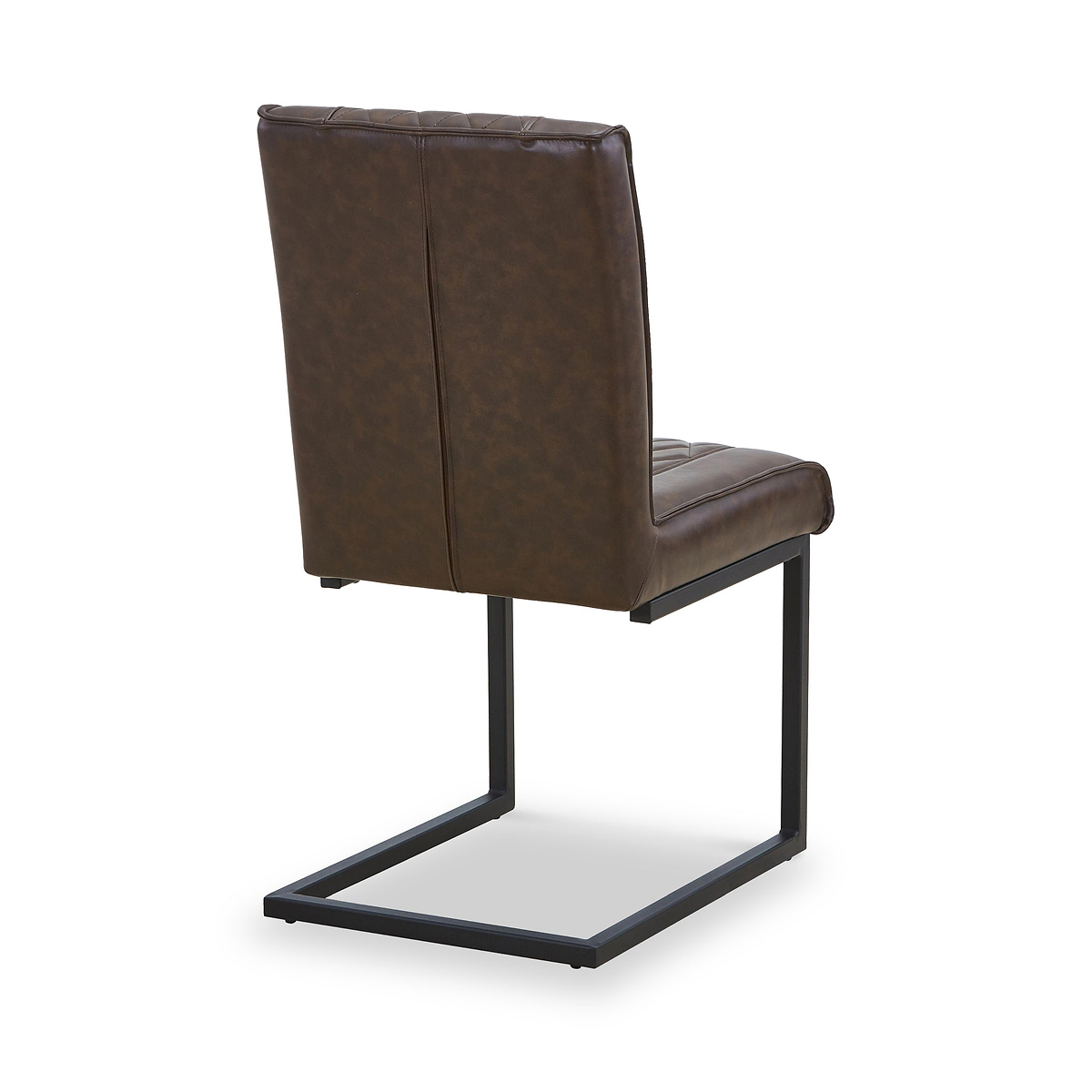Brando Faux Leather Dining Chair Brown from Roseland Furniture