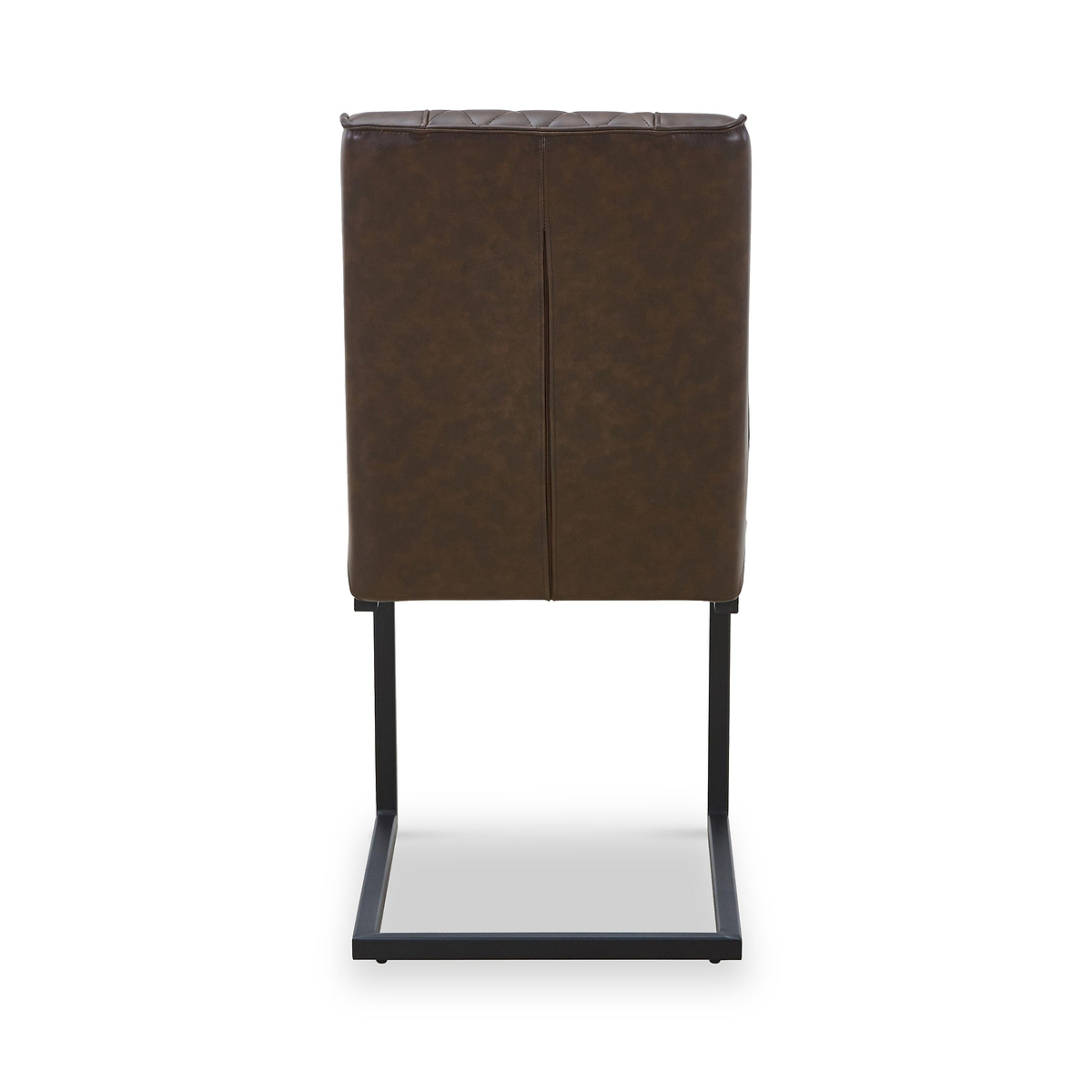 Brando Faux Leather Dining Chair Brown from Roseland Furniture