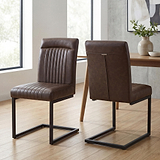 Valero Faux Leather Dining Chair from Roseland Furniture