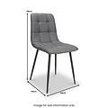 Pietro Faux Leather Dining Chair from Roseland Furniture