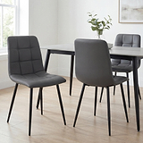 Pietro Faux Leather Dining Chair from Roseland Furniture