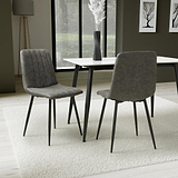 Luna Microfibre Dining Chair from Roseland Furniture