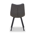 Zeno Faux Leather Dining Chair Grey from Roseland Furniture