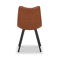 Zeno Faux Leather Dining Chair Tan from Roseland Furniture