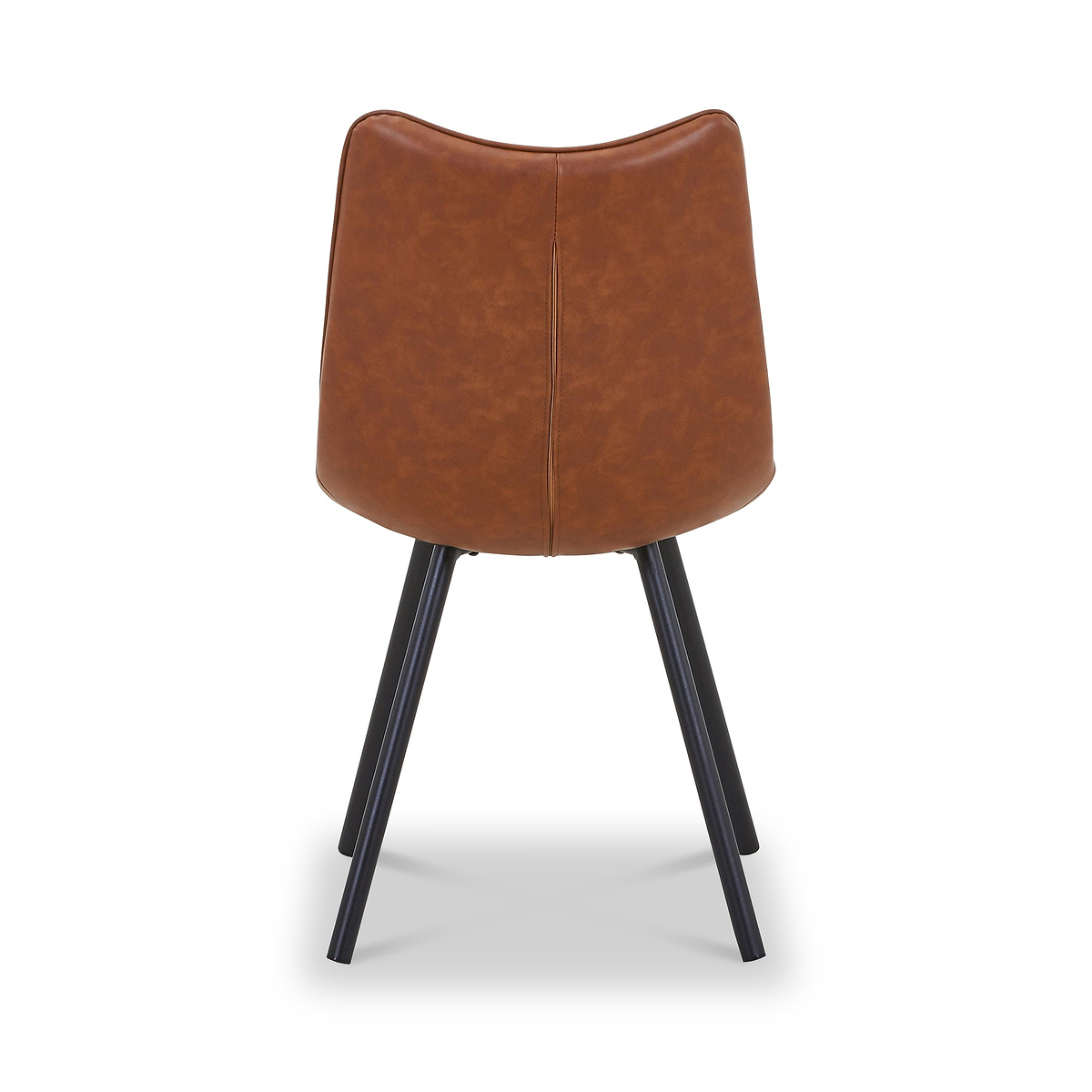 Zeno Faux Leather Dining Chair Tan from Roseland Furniture