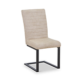Rino Faux Leather Dining Chair Beige from Roseland Furniture