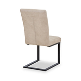 Rino Faux Leather Dining Chair Beige from Roseland Furniture