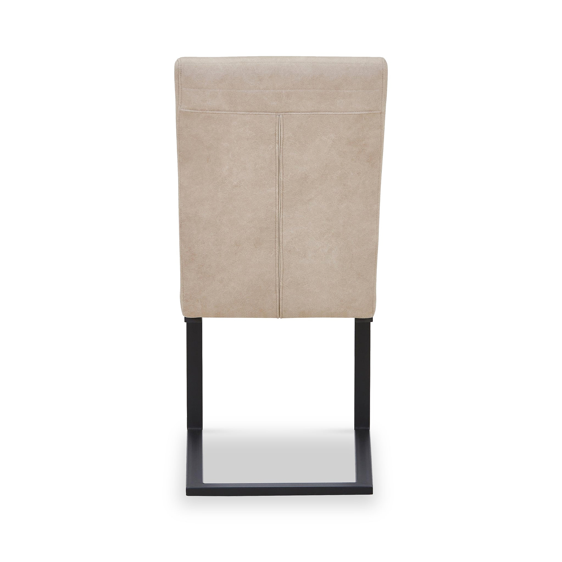 Rino Faux Leather Dining Chair Beige from Roseland Furniture